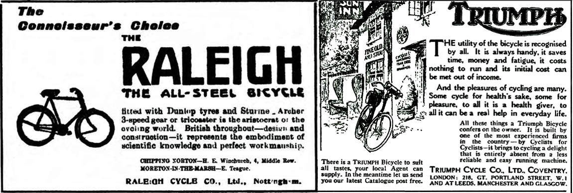 Bicycle adverts