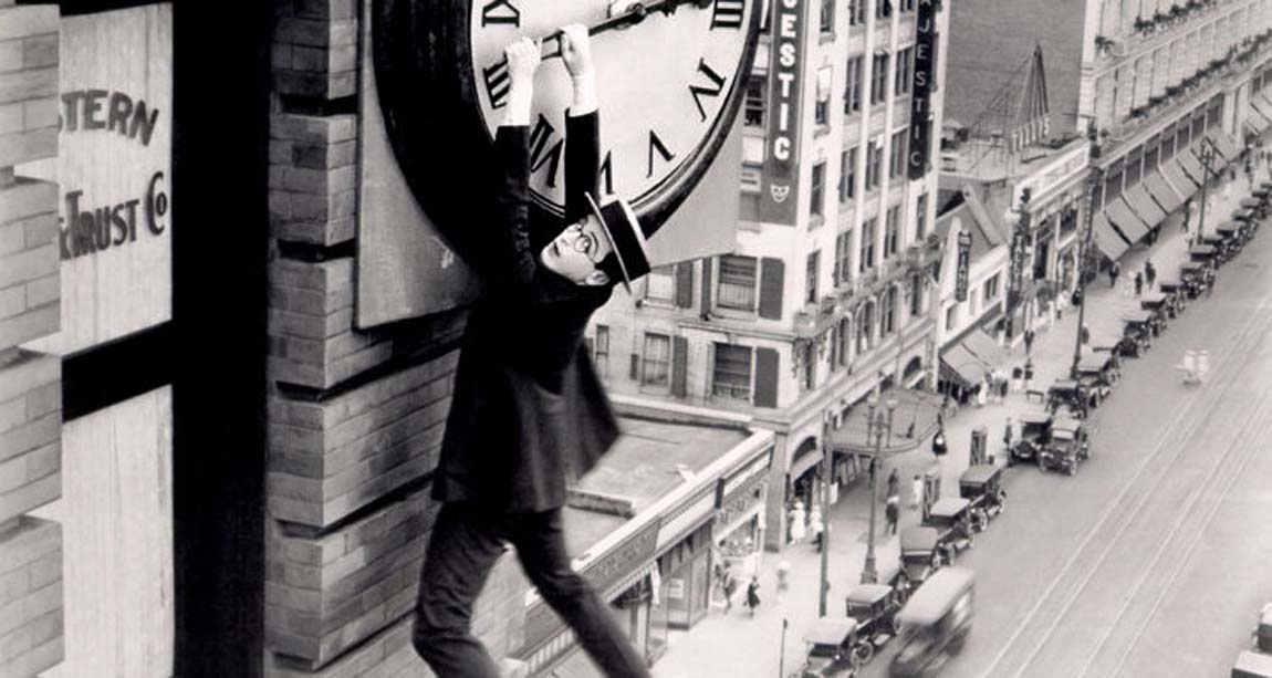 Harold Llord clock face Safety Last