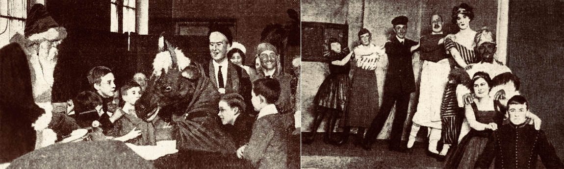 The Daily Mirror shows how Christmas in 1920 was celebrated in London hospitals