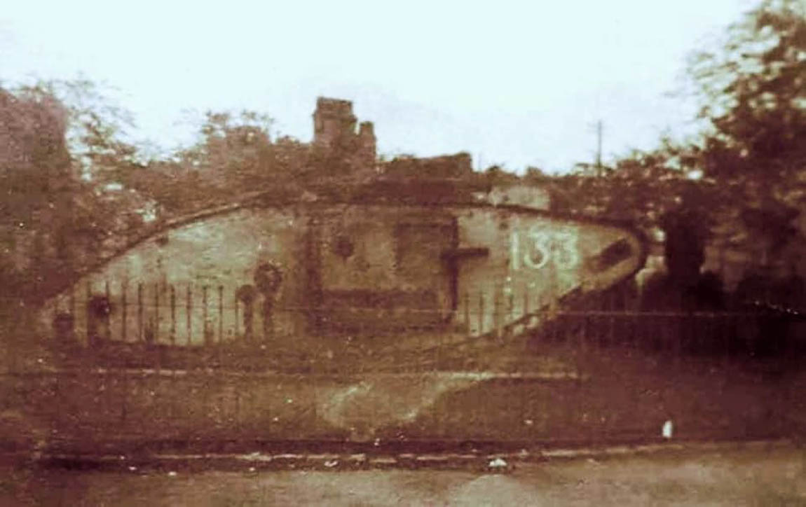 Tank in Queens Park St Helens