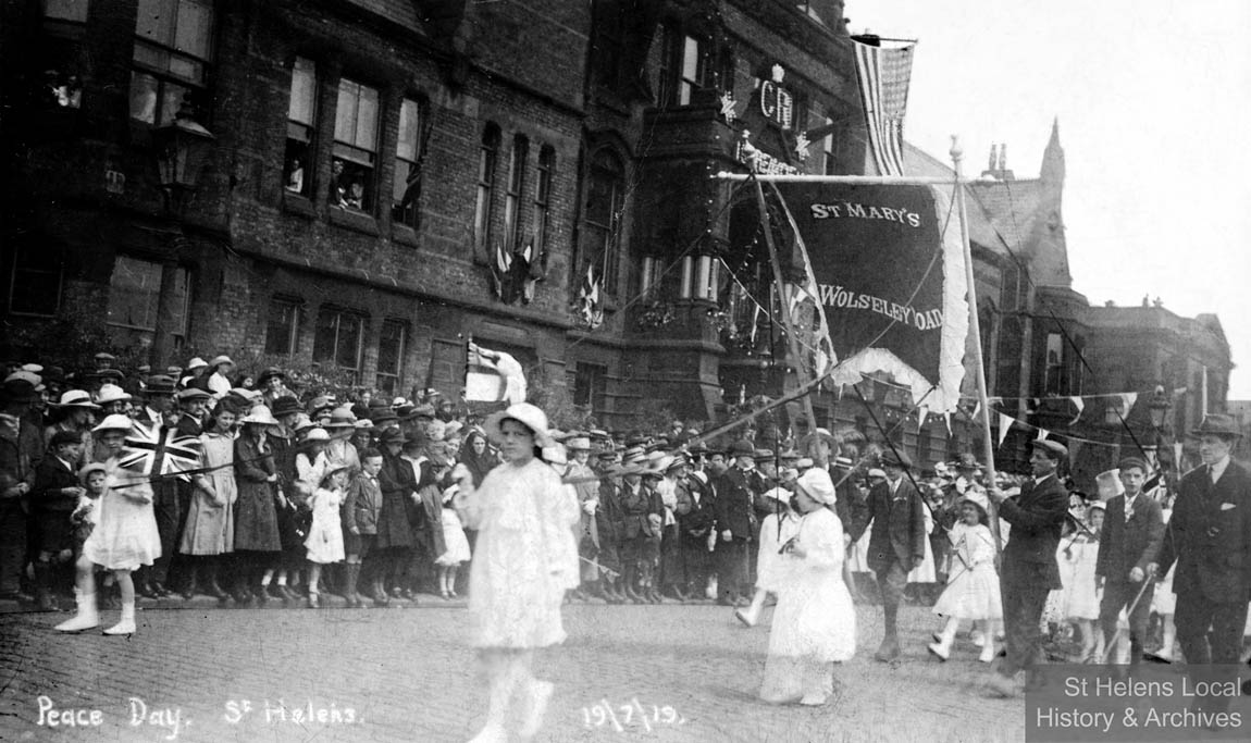 St Helens Peace Day 1919