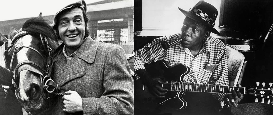 Harold H Corbett and John Lee Hooker