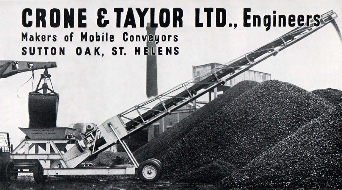 Crone and Taylor conveyors St Helens 1970s