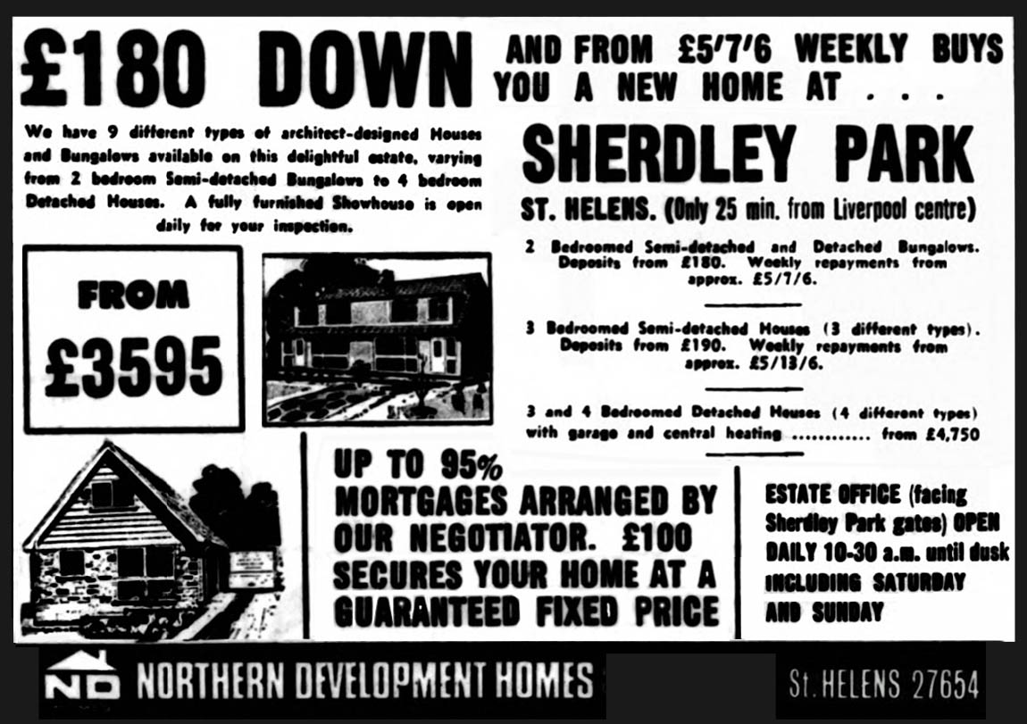 Sherdley Park houses