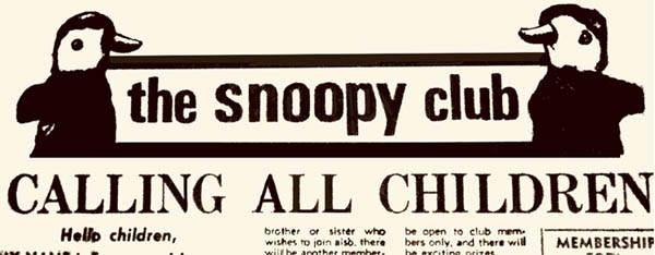 Snoopy Club St Helens Reporter