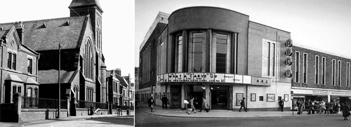 St Marks Church St Helens and ABC Cinema St Helens