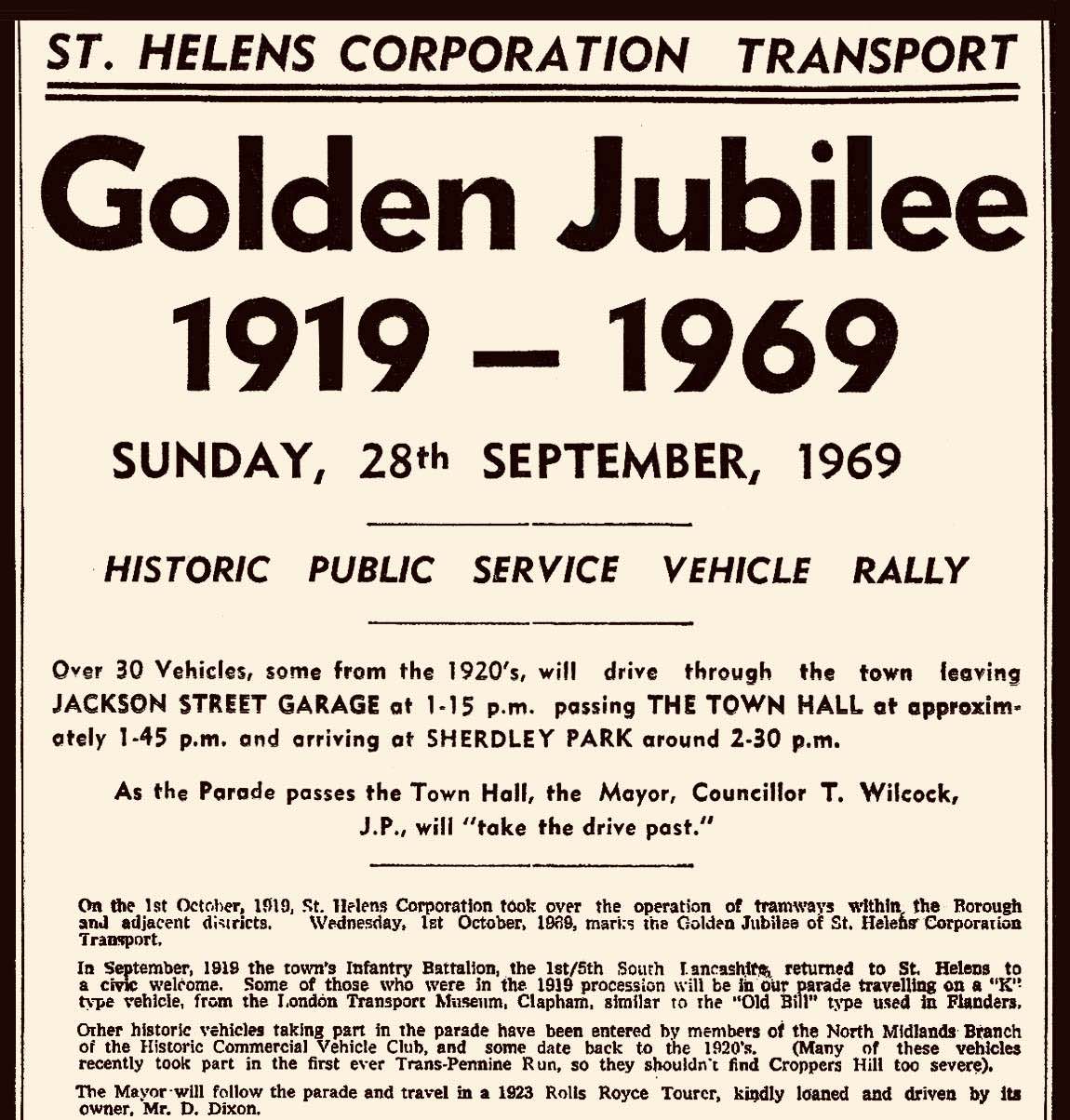 St Helens Corporation Transport Rally