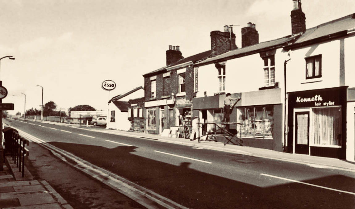 Warrington Road in Rainhill