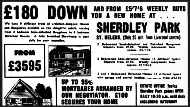 Sherdley Park houses